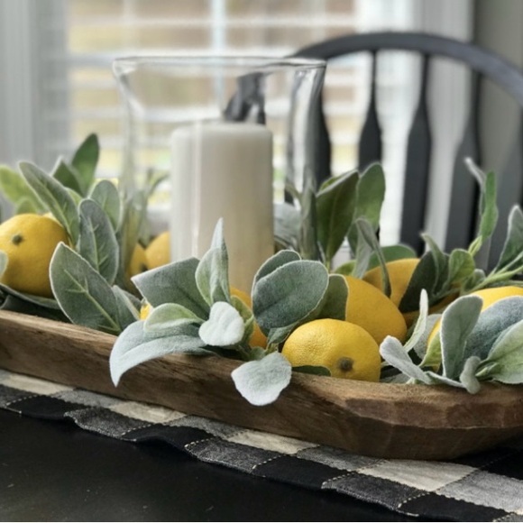 Hand Carved Wood Dough Bowl 3 Wick Sandalwood & Suede Soy Candle & 3 Sno… - Picture 5 of 7